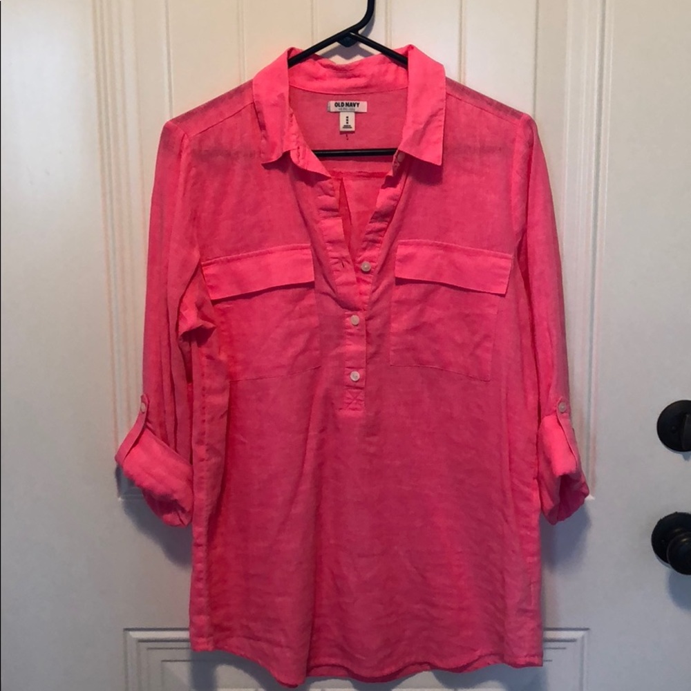 Pink blouse